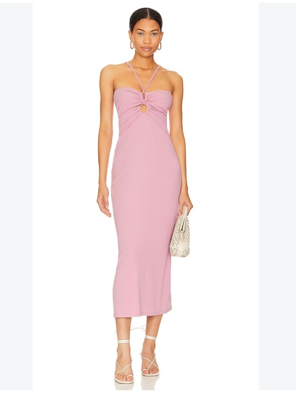 NWT Anthropologie L Space Ellery Dress in Rose Sz S